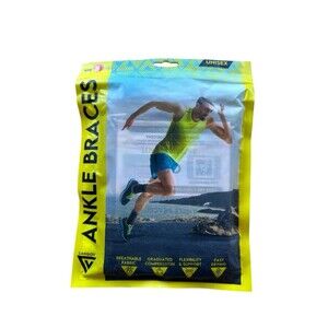 Langov Ankle Brace Pair Adult  M Compression Sleeve Ankle Unisex Compression